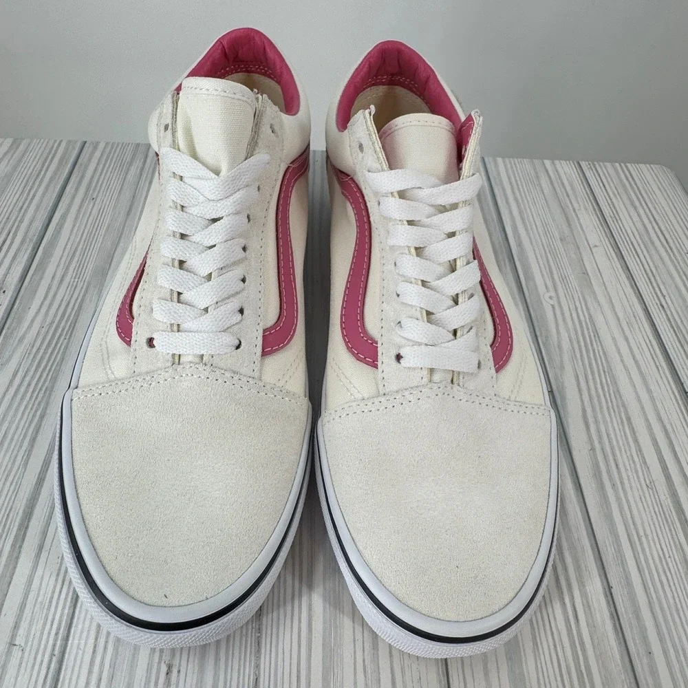 Vans Old Skool Pop Pink Raspberry Rose Suede Canvas Sneakers Mens 12 VN0A38G19M0